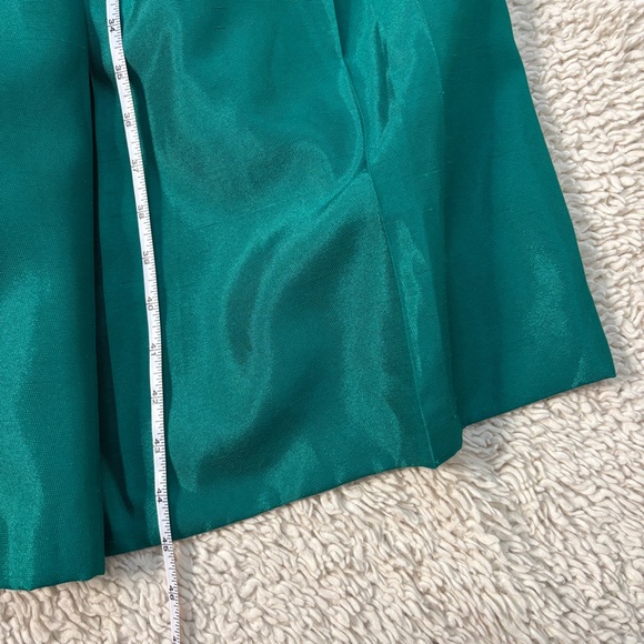 Tahari Dress with Pockets Emerald Green size 8 - Picture 9 of 11